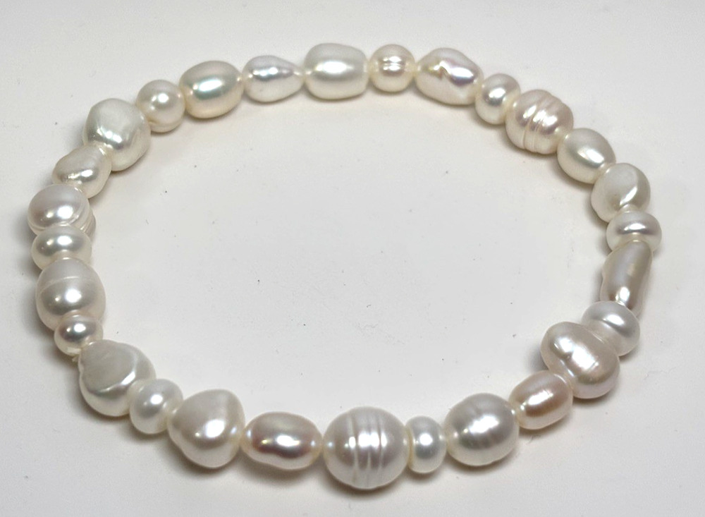Honora Genuine Baroque Freshwater Pearl Bracelet - 6mm-10mm Multi-Shape - 16g